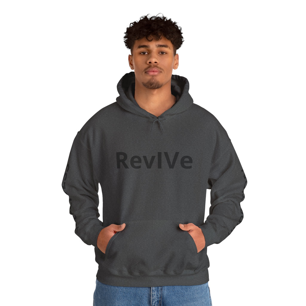Revive Hydration Wellness Hoodie — Floral Logo Pullover