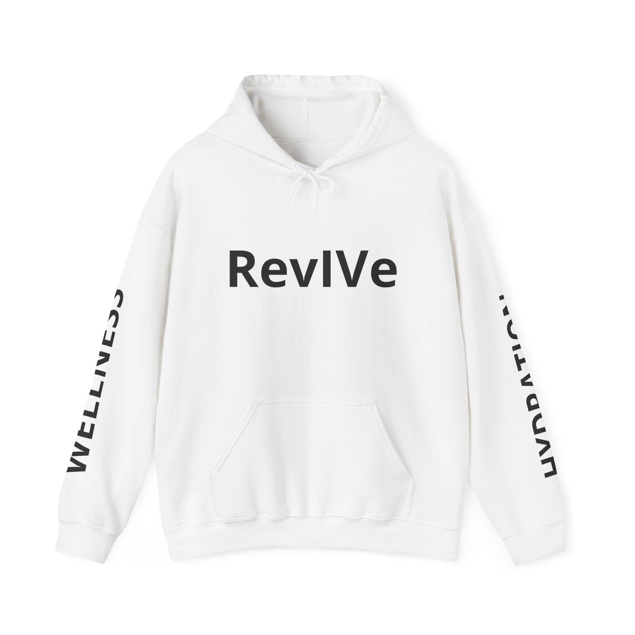 Revive Hydration Wellness Hoodie — Floral Logo Pullover