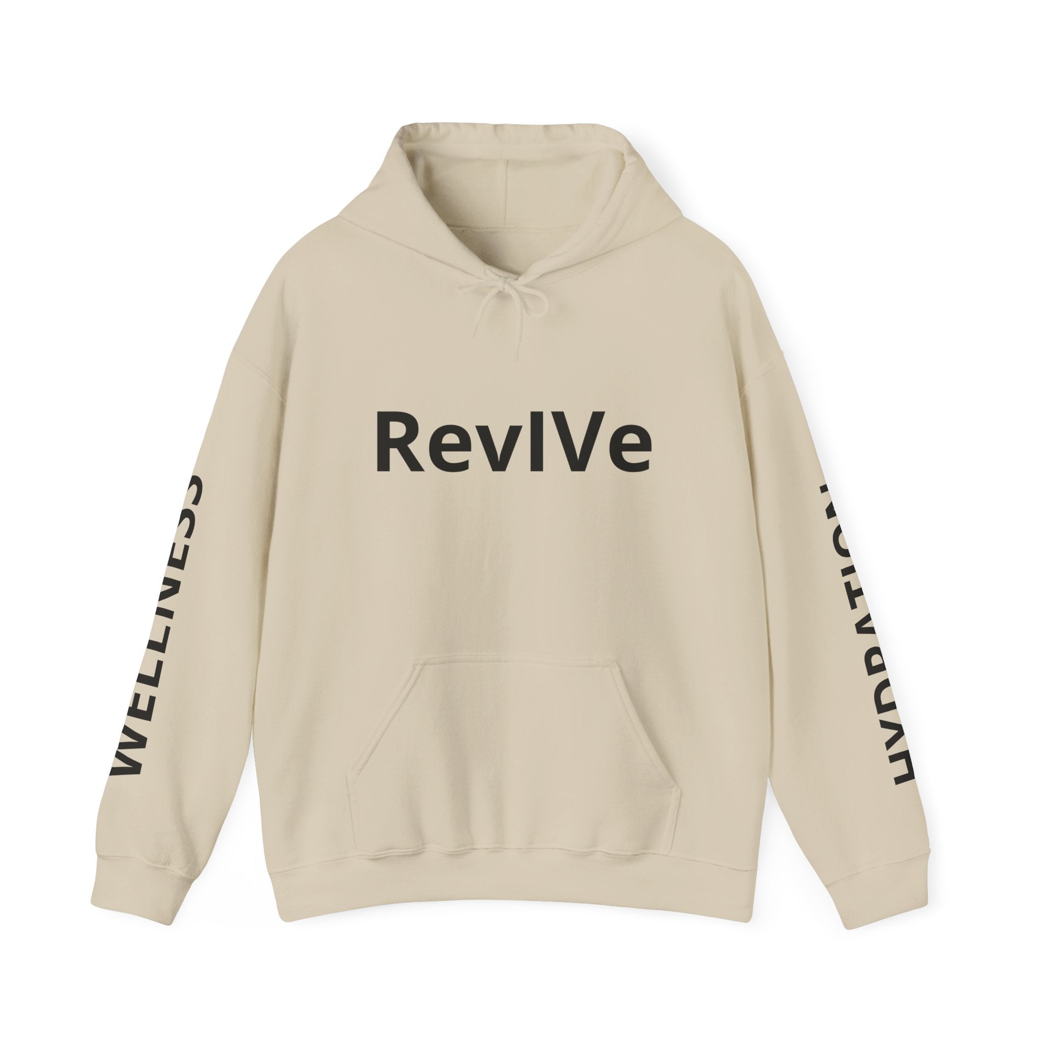 Revive Hydration Wellness Hoodie — Floral Logo Pullover