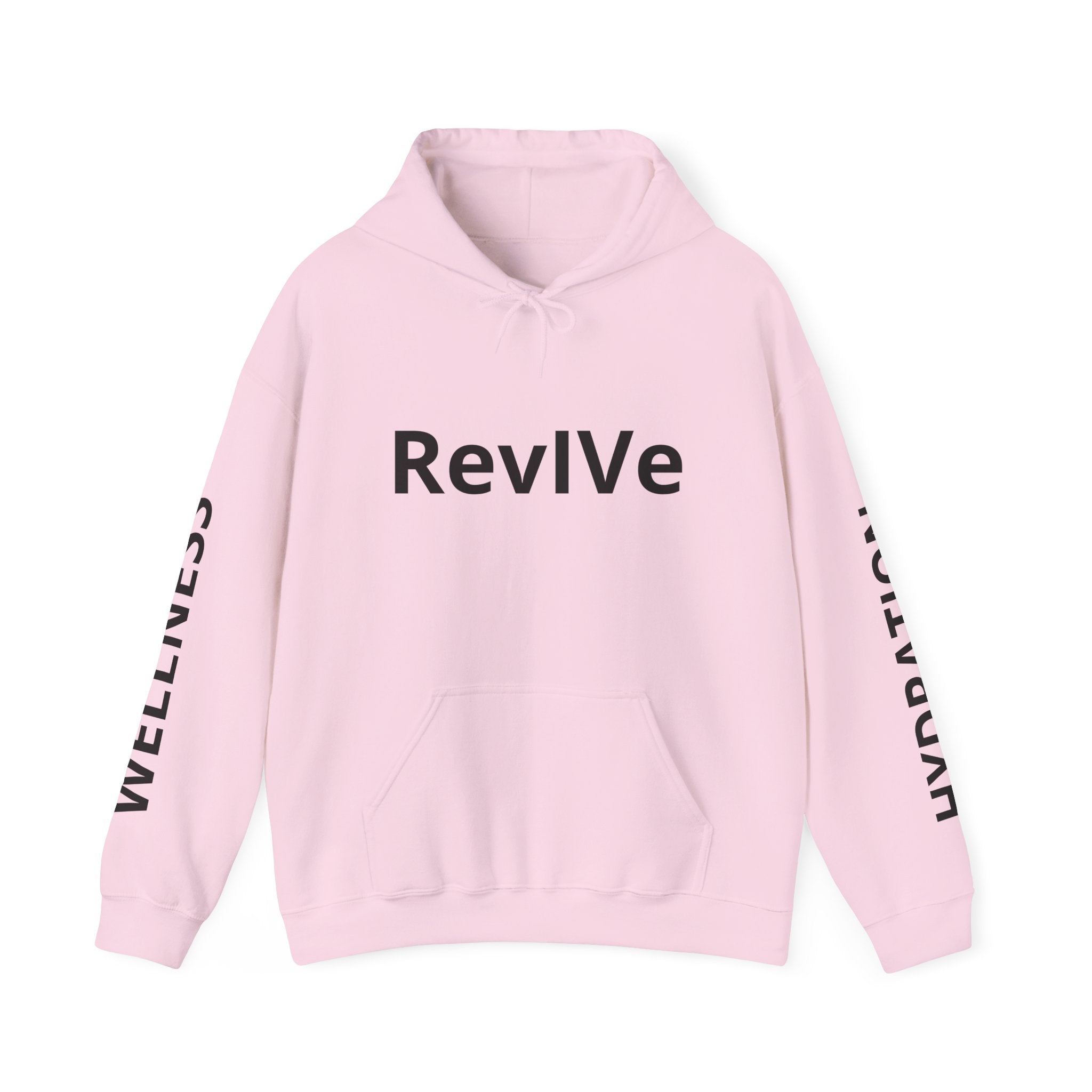 Revive Hydration Wellness Hoodie — Floral Logo Pullover