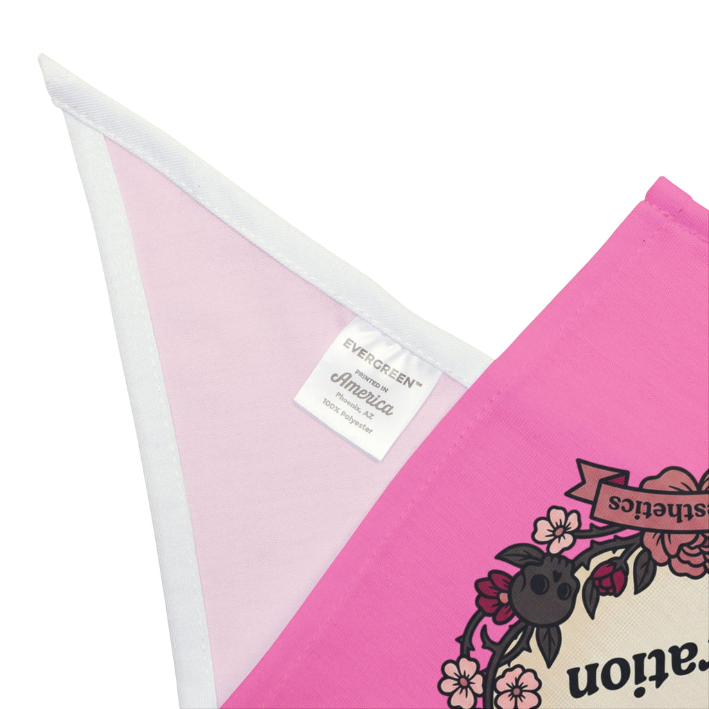 Revive Hydration Pet Bandana — Floral Wreath Pink Dog & Cat Accessory