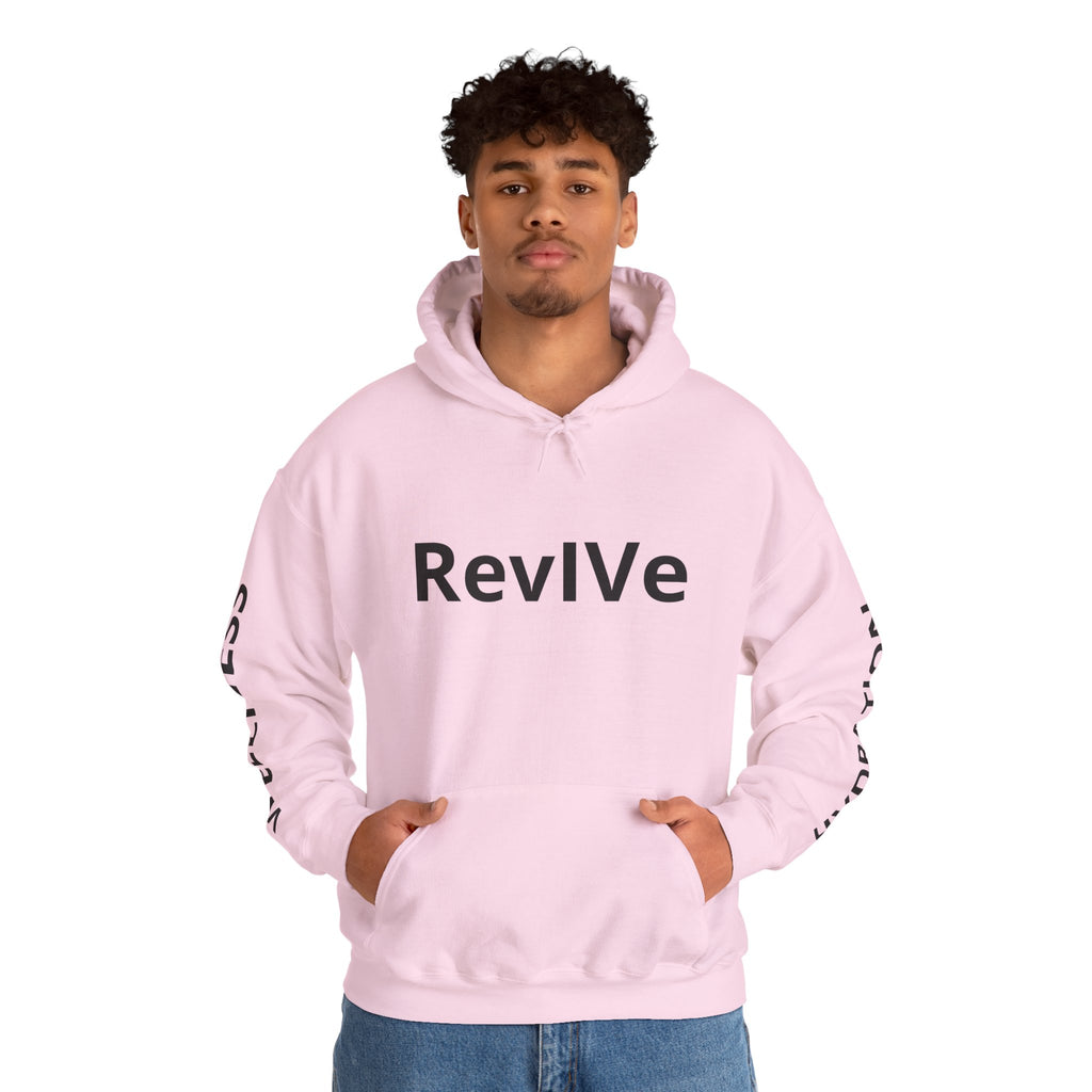 Revive Hydration Wellness Hoodie — Floral Logo Pullover