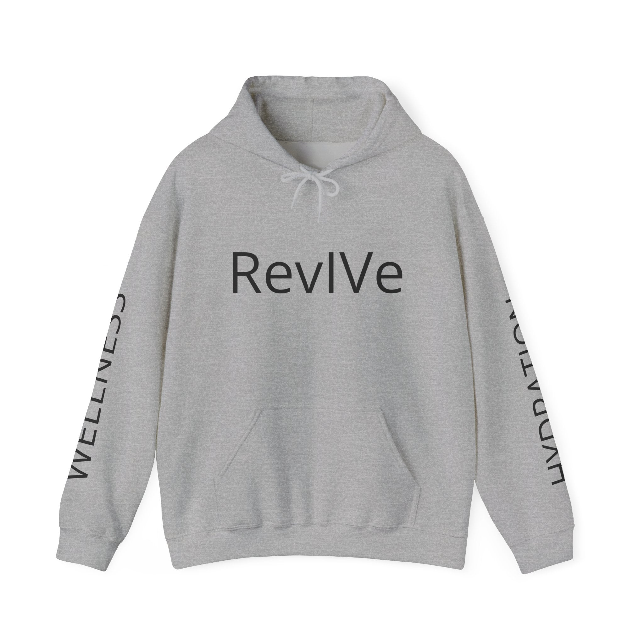 Revive Hydration Wellness Hoodie — Floral Logo Pullover