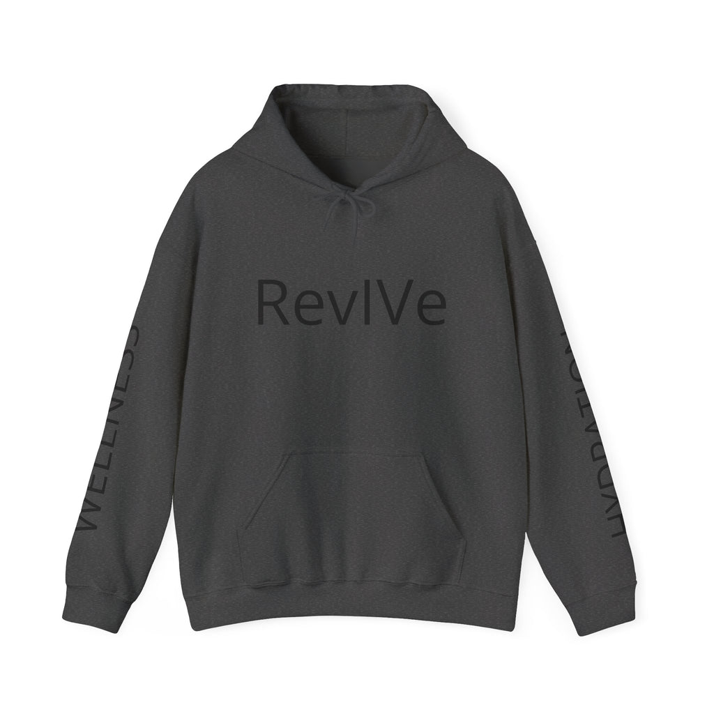 Revive Hydration Wellness Hoodie — Floral Logo Pullover