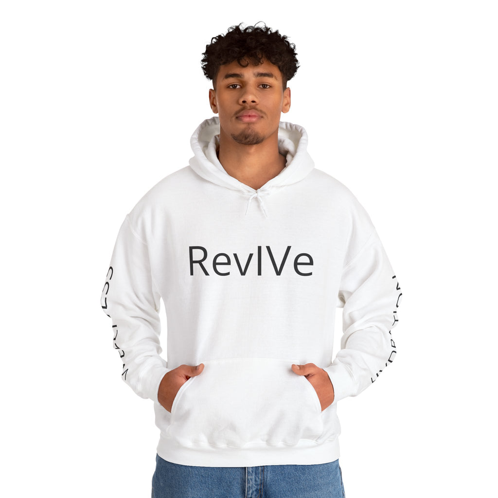 Revive Hydration Wellness Hoodie — Floral Logo Pullover