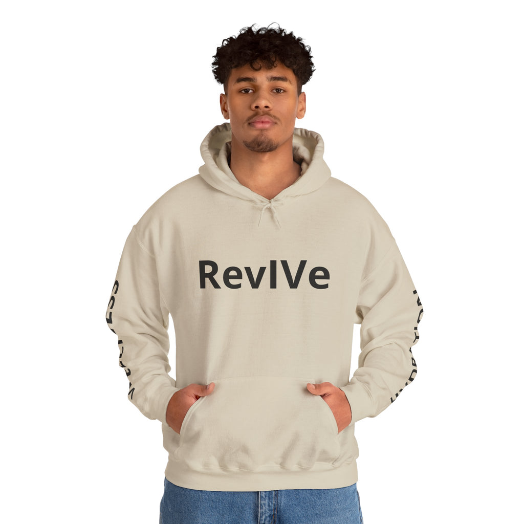 Revive Hydration Wellness Hoodie — Floral Logo Pullover